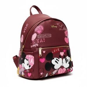 Disney Wondapop Designer Series Mickey and Minnie Mouse Love Backpack 12”